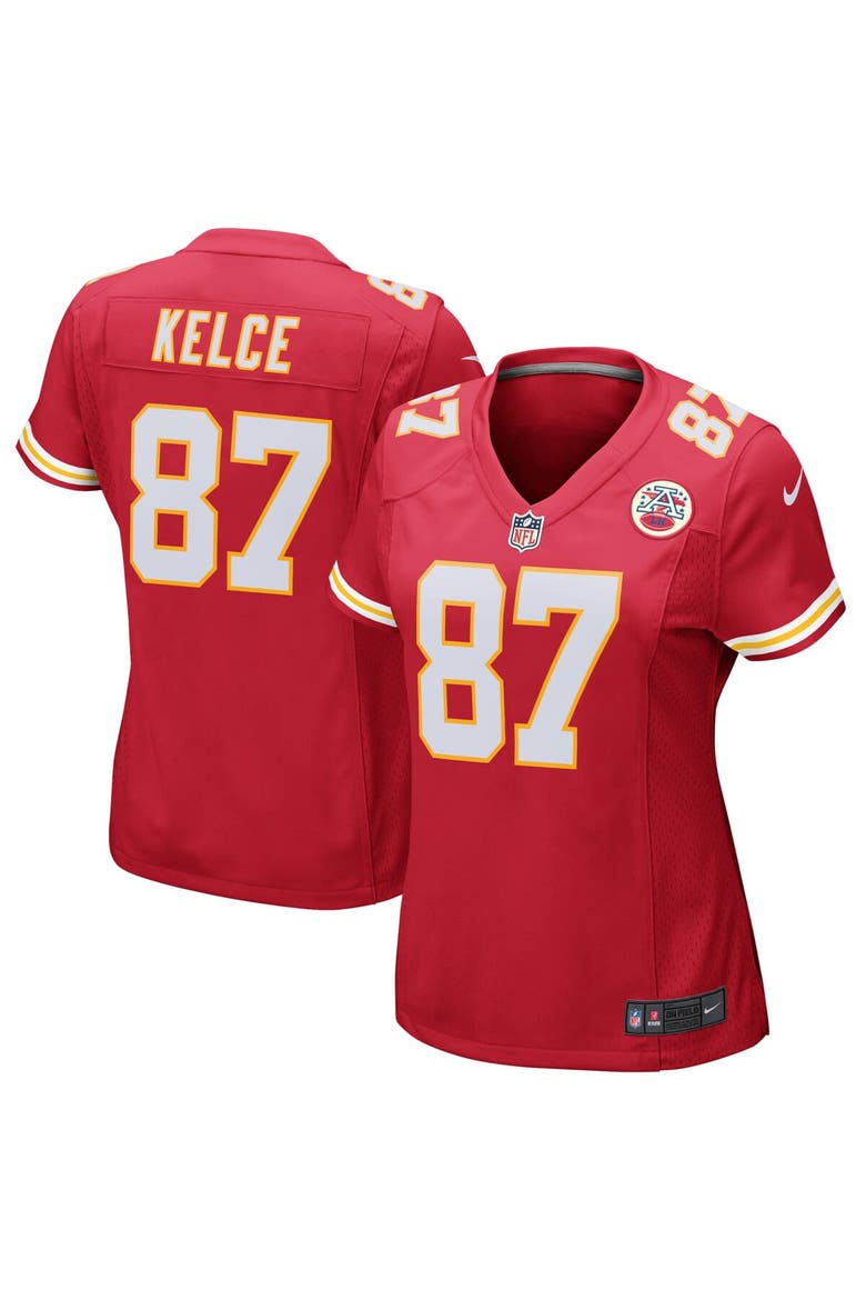 Women's Nike Travis Kelce Red Kansas City Chiefs Game Jersey, Main, color, Red