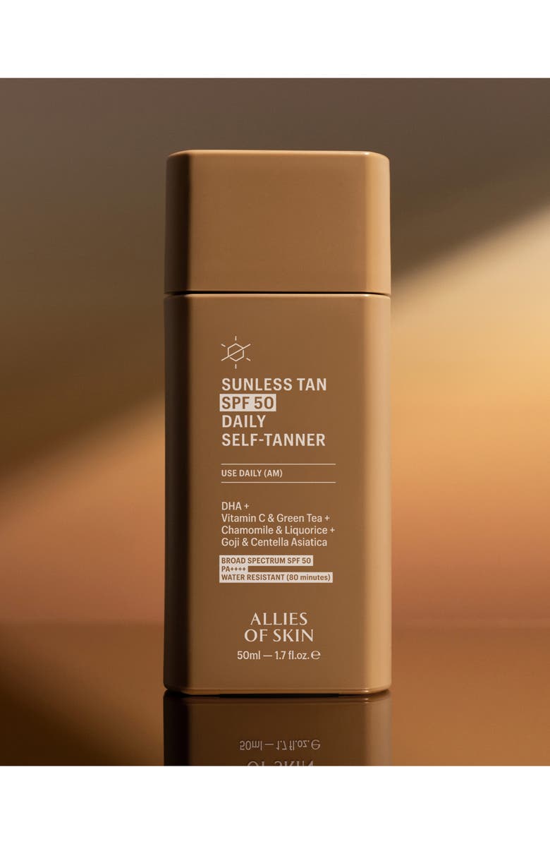 ALLIES OF SKIN Sunless Tan SPF 50 Daily Self-Tanner, Alternate, color, 