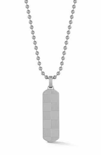 Yield of Men Men's Dog Tag Necklace