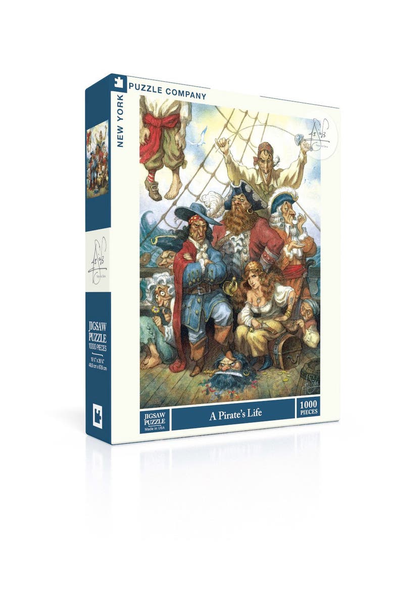 NEW YORK PUZZLE COMPANY A Pirate's Life 1000 Piece Puzzle, Alternate, color, NO COLOR