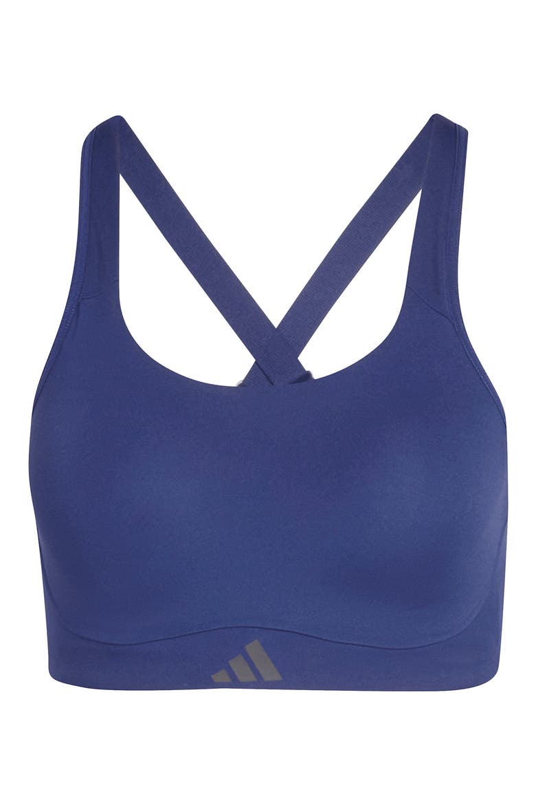 Optime Workout High Support Sports Bra, Alternate, color, DARK BLUE