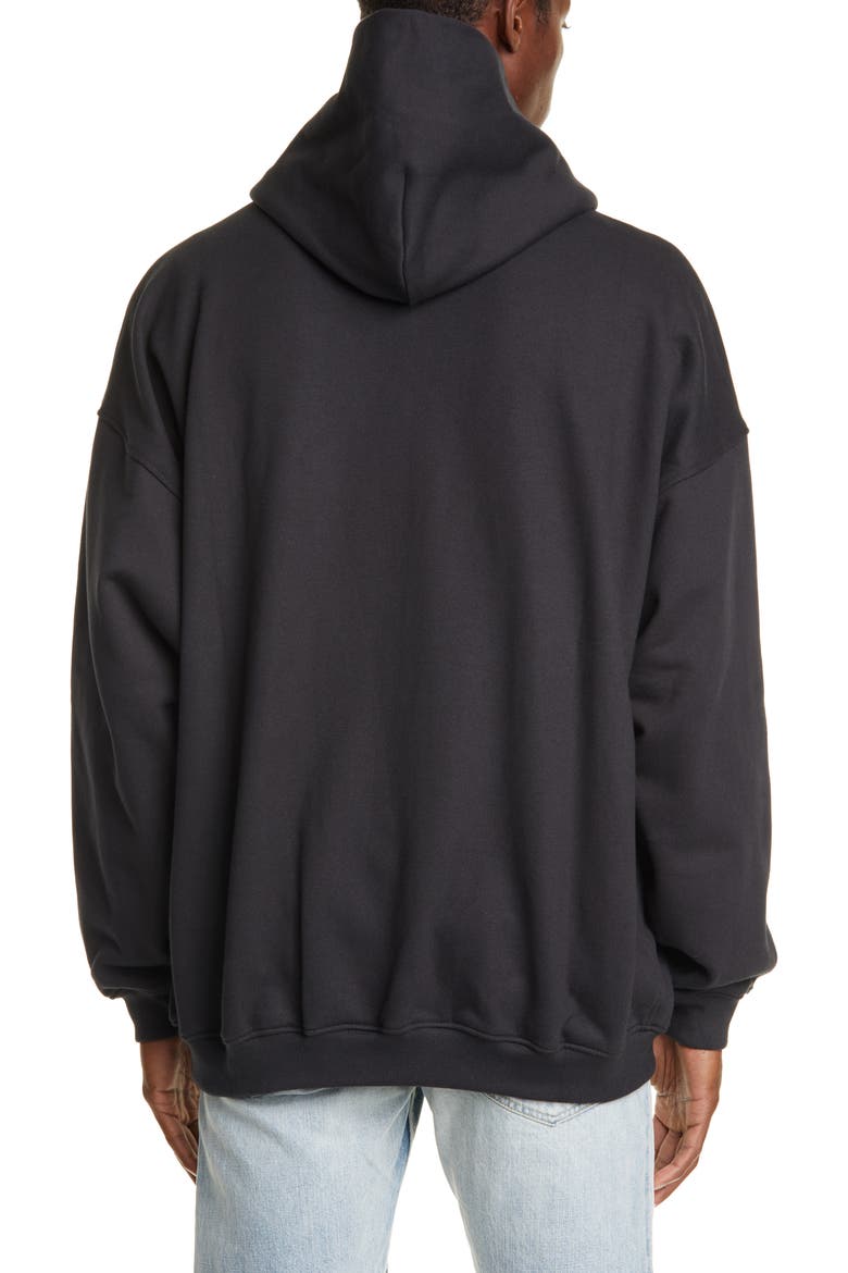 Everyday Oversize Zip Hoodie, Alternate, color, VINTAGE BLACK