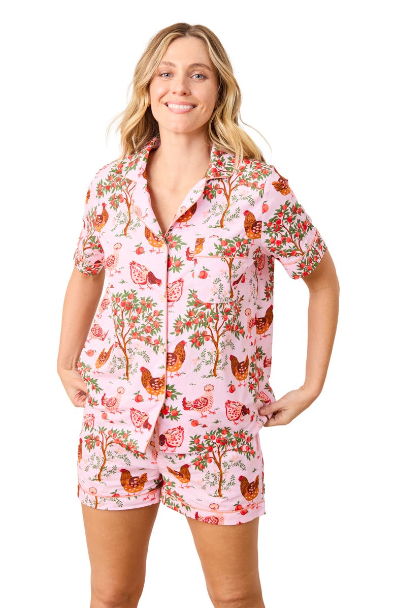 Printfresh Short PJ Set, Alternate, color, Ballet Pink