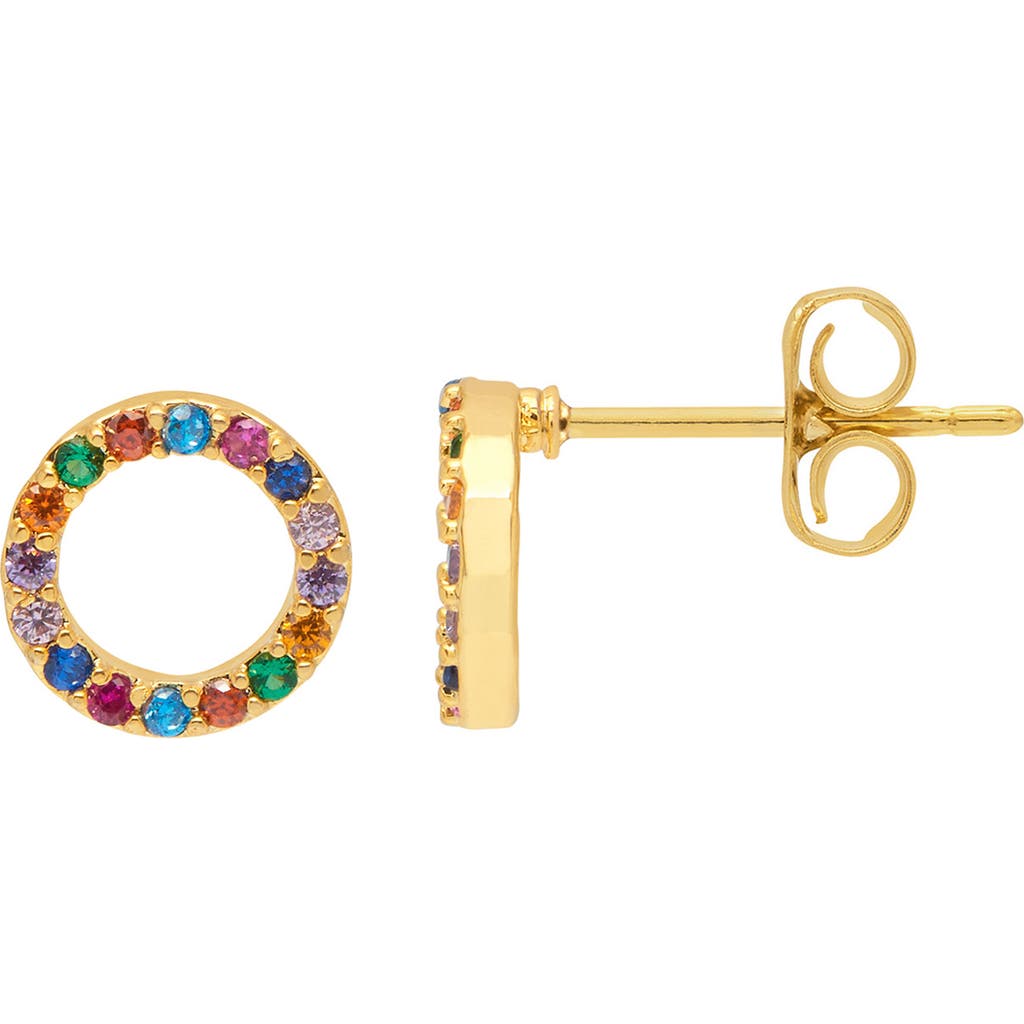 Estella Bartlett Cubic Zirconia Circle Stud Earrings