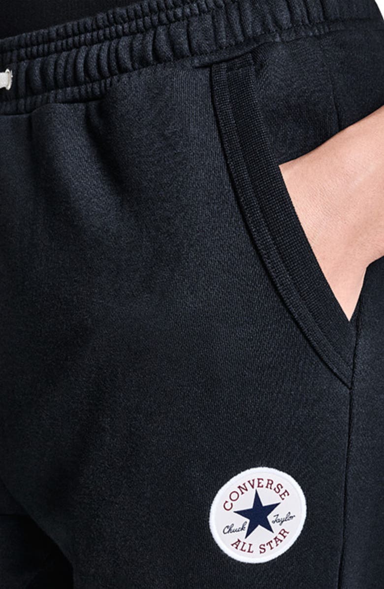 Converse Retro Chuck Taylor Patch Joggers, Alternate, color, Converse Black