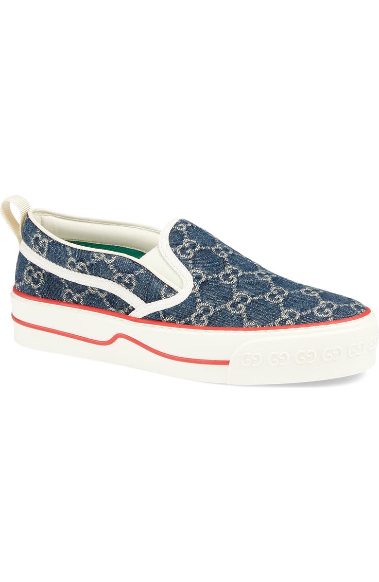 Gucci Tennis 1977 Slip-On Sneaker, Main, color,