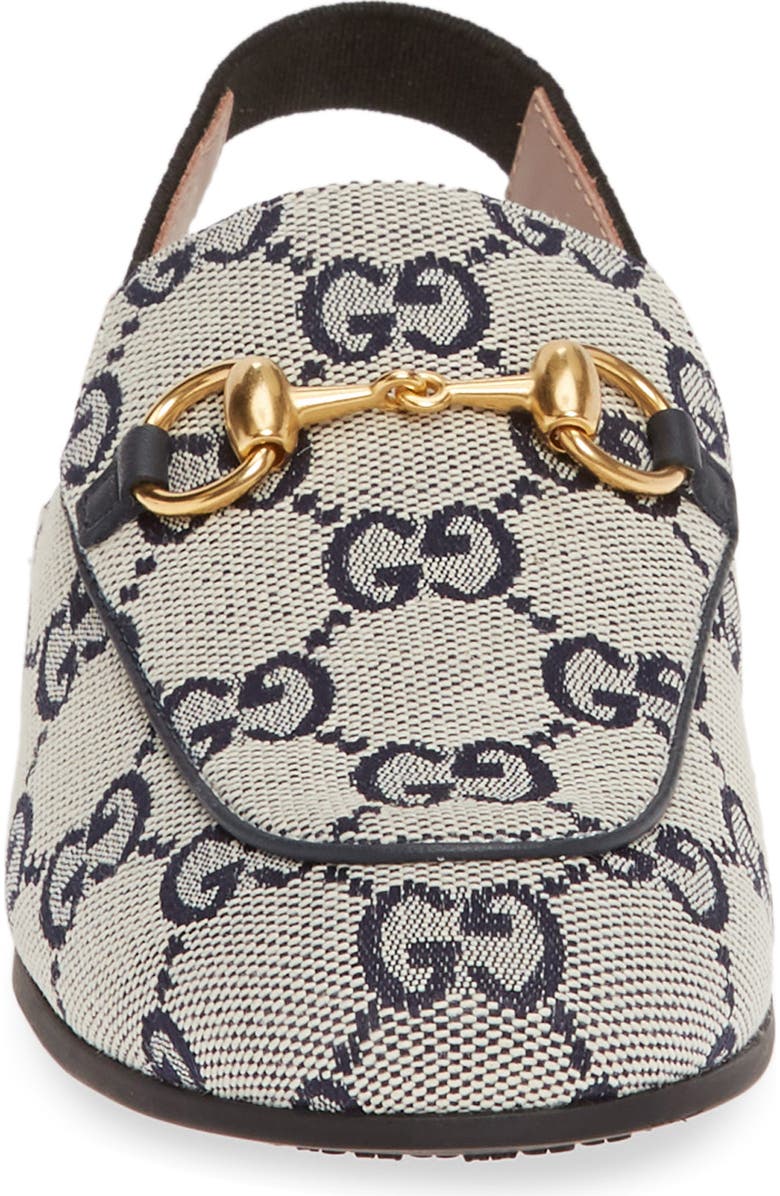 Gucci Princetown GG Supreme Loafer Mule, Alternate, color,