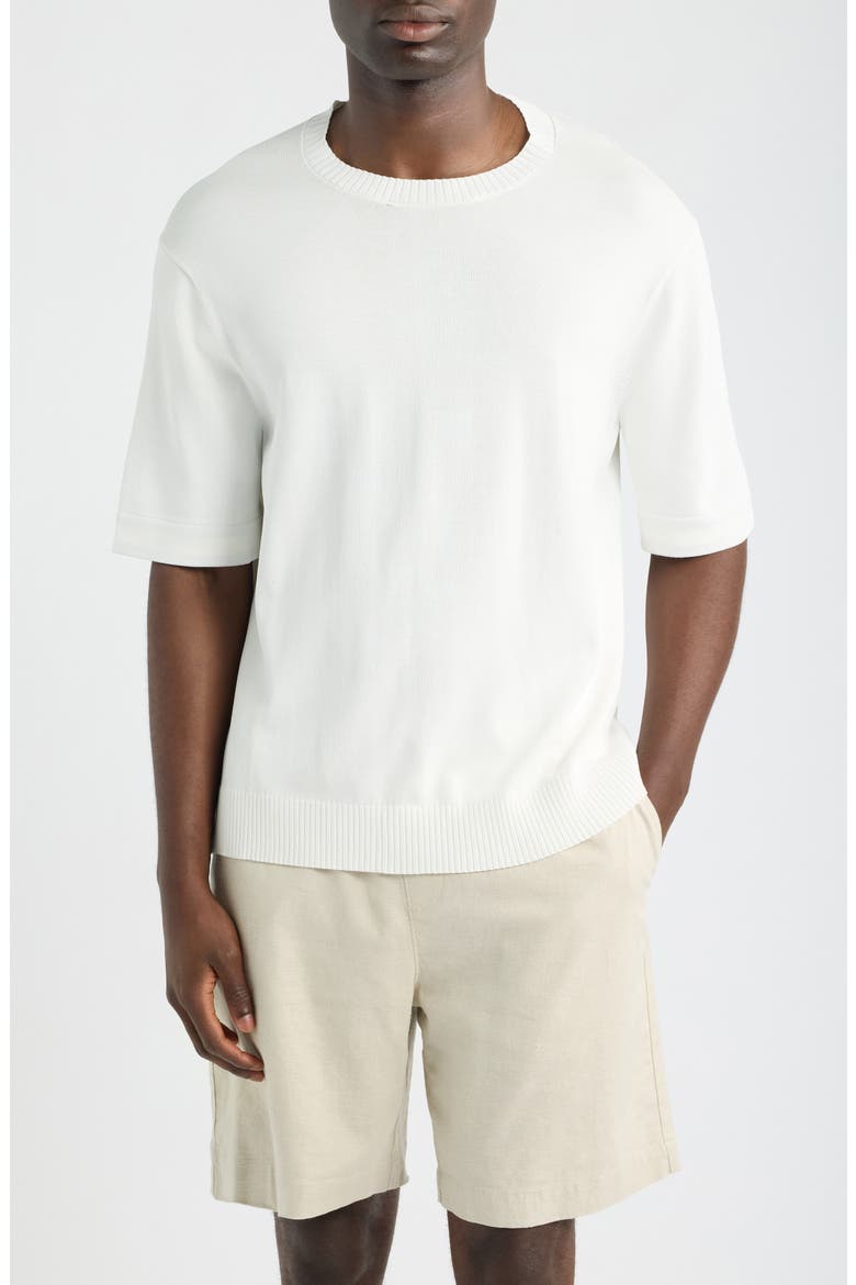 Baller Knit T-Shirt, Main, color, IVORY- 10