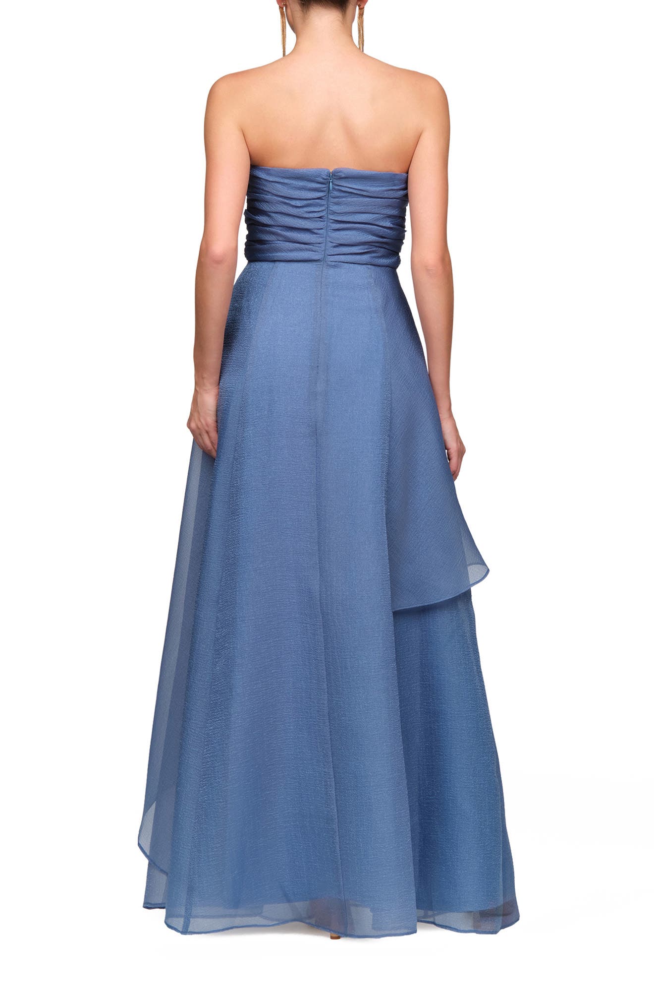Amica Strapless Organza Gown - image 2