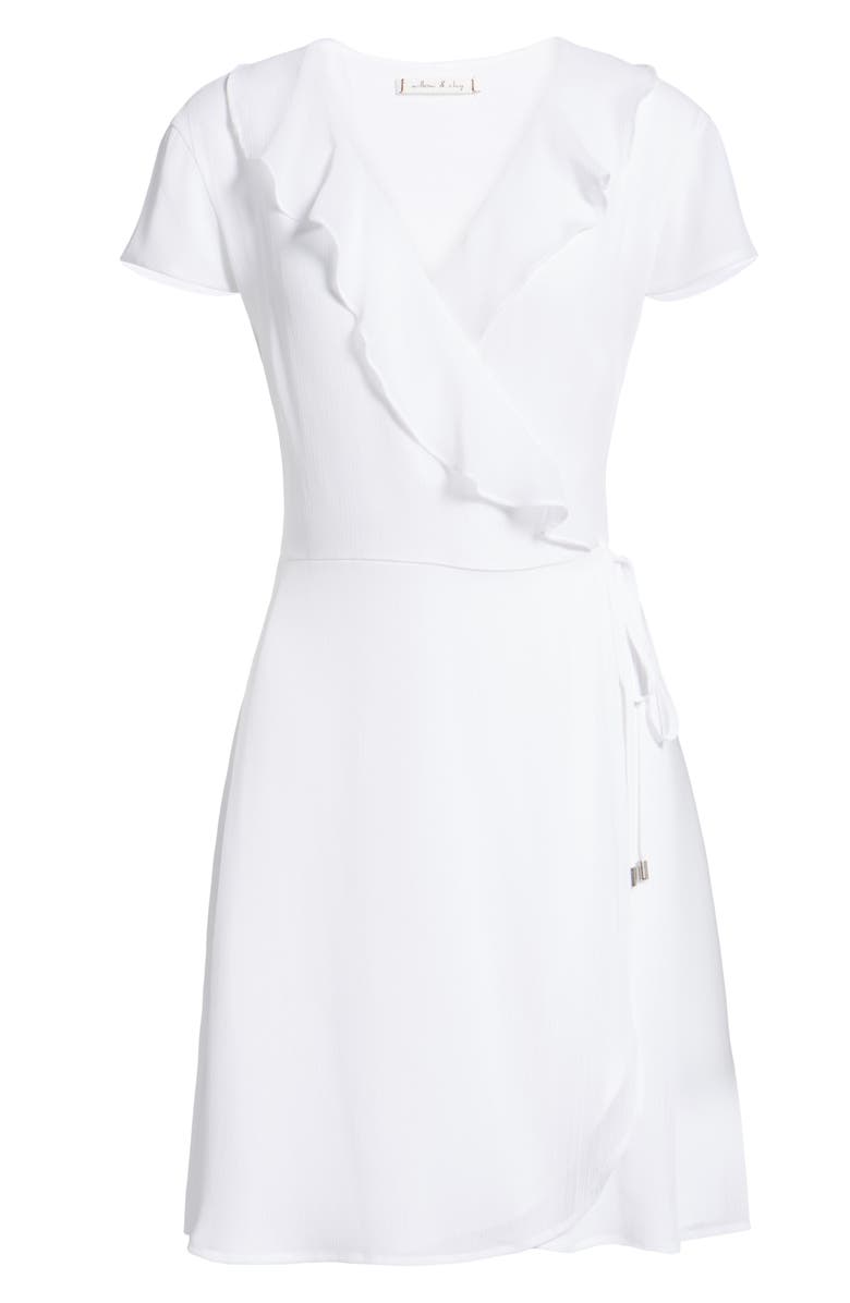 Willow & Clay Ruffle Wrap Dress, Alternate, color, 