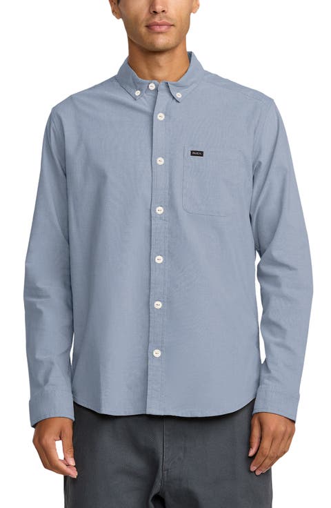 That'll Do Stretch Cotton Blend Button-Down Shirt