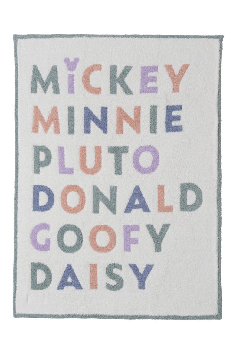 x Disney Mickey & Friends CozyChic® Stroller Blanket, Main, color, CREAM MULTI