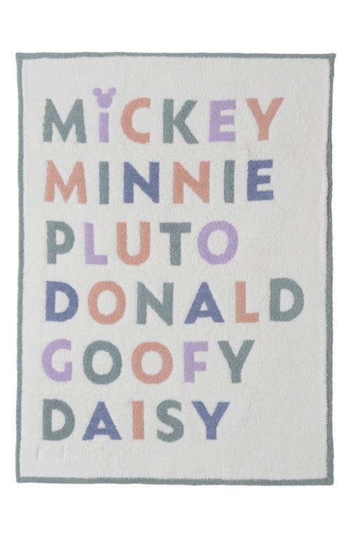 Barefoot Dreams X Disney Mickey & Friends Cozychic® Stroller Blanket In Cream Multi