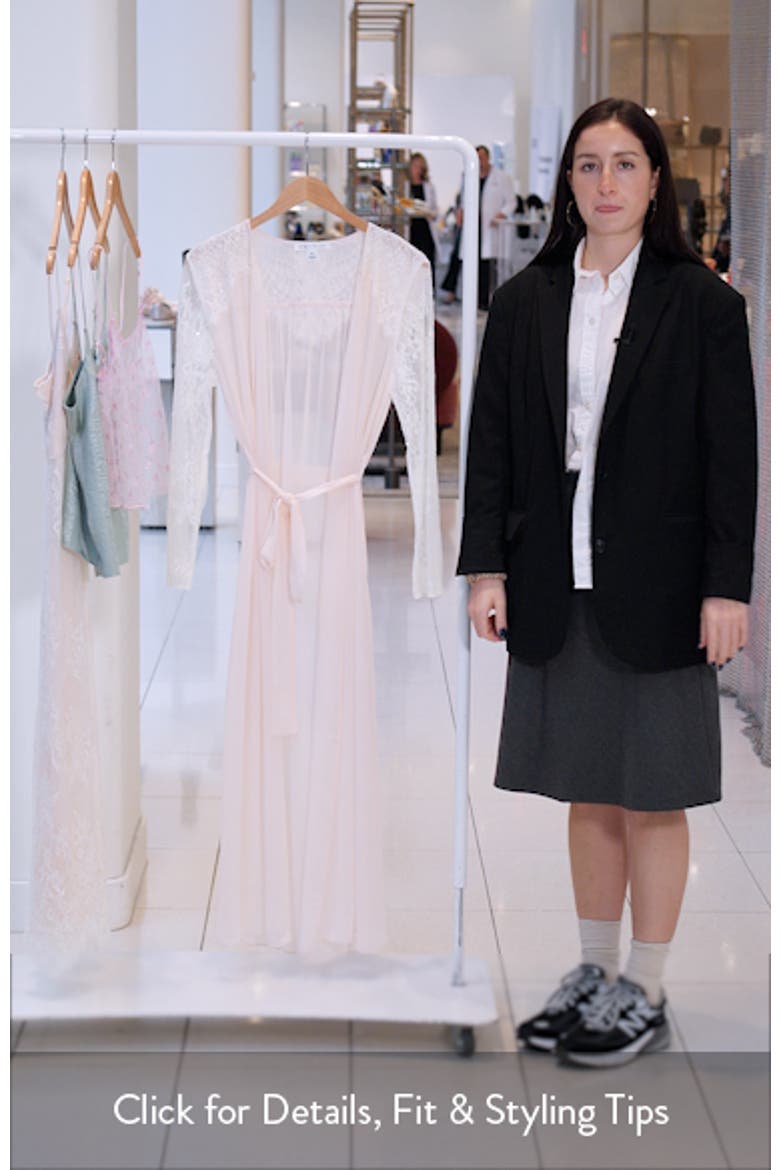 Giselle Lace & Chiffon Long Robe video