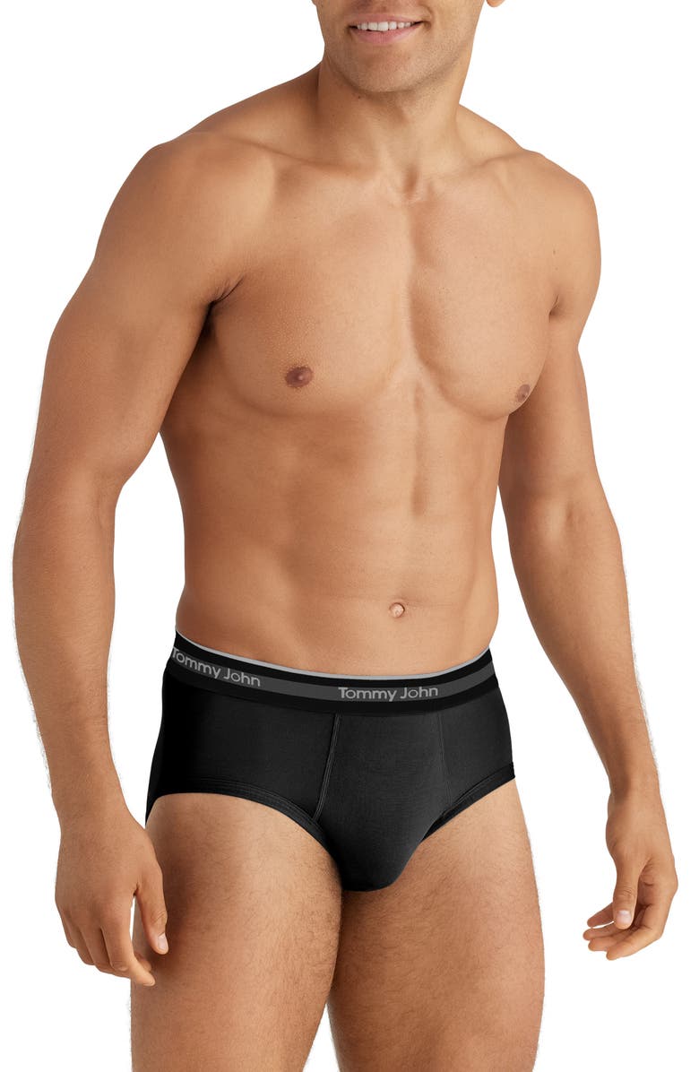 Tommy John 3-Pack Comfort Micro Briefs, Alternate, color, Black