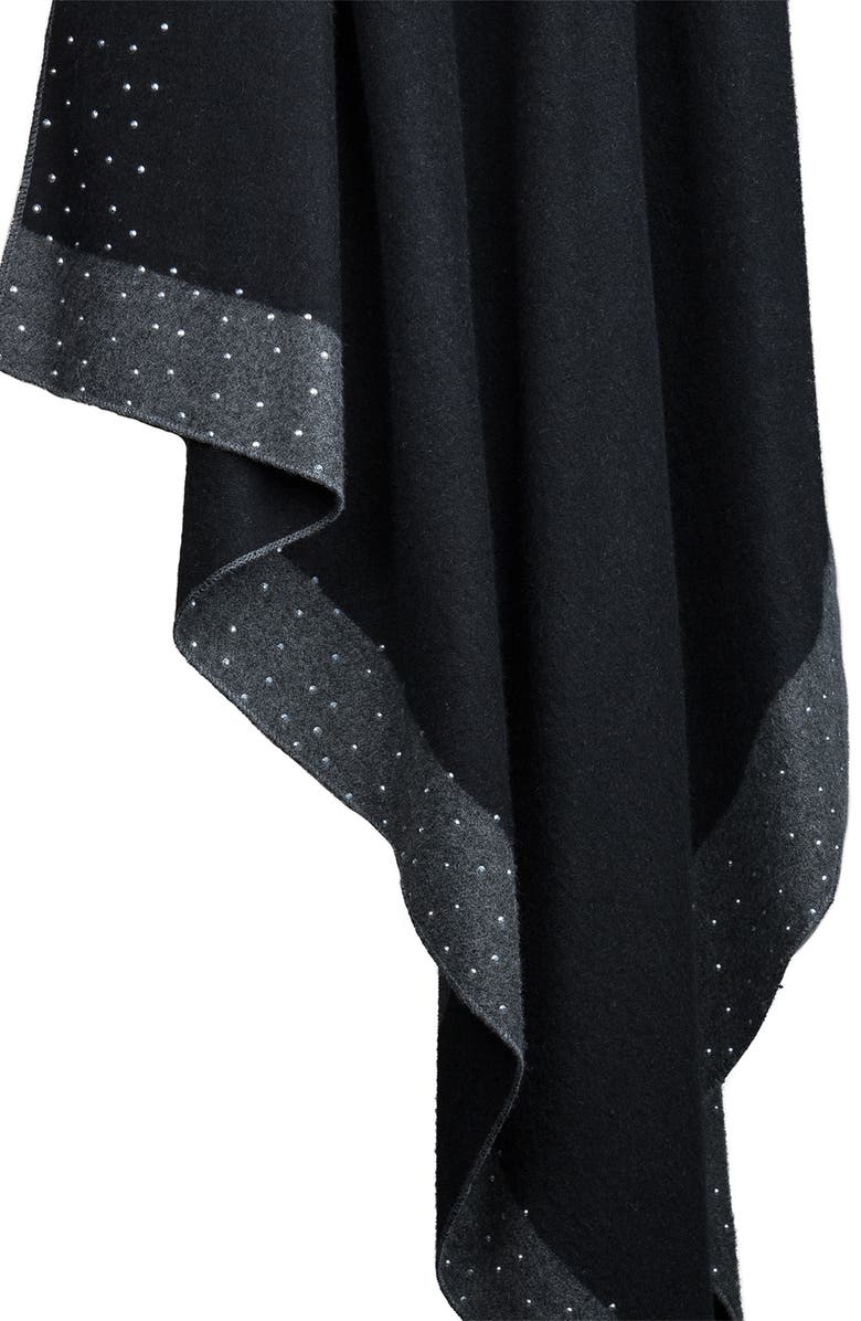 SAACHI Studded Topper, Alternate, color, Black