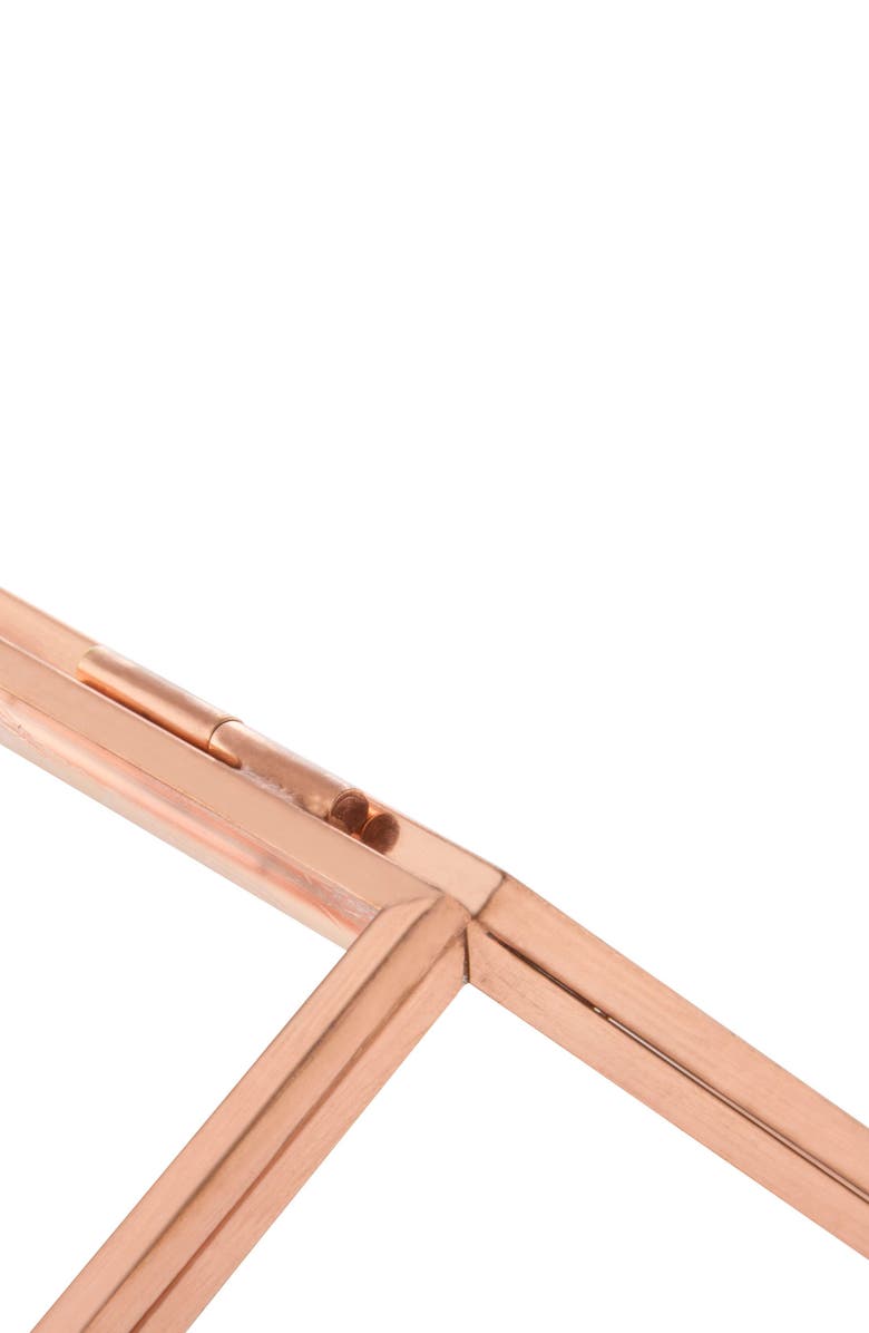 Cathy's Concepts Monogram Rose Gold Reception Card Holder, Alternate, color,