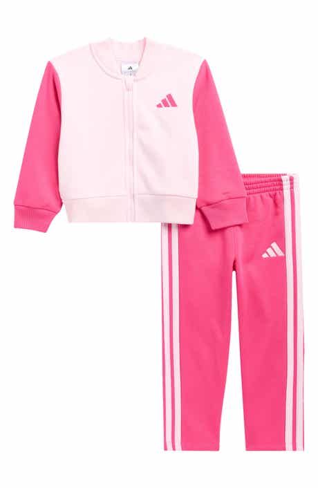 adidas Kids' Fleece Bomber Jacket & Track Pants Set