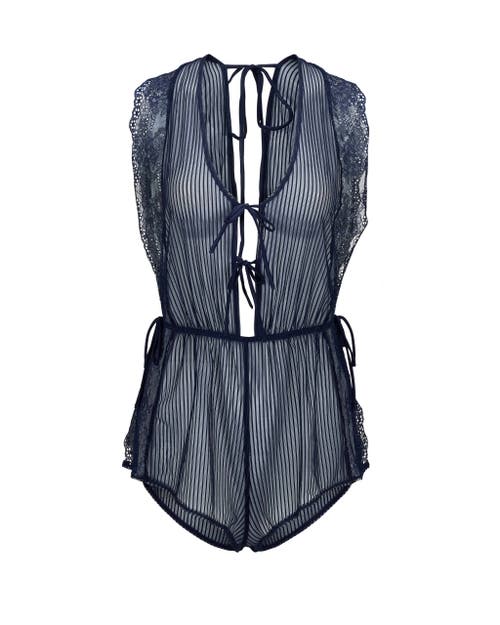 Adore Me Juli Romper Lingerie In Black
