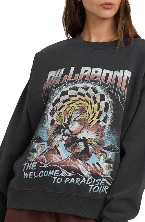 Billabong Echo Crewneck Sweatshirt In Black
