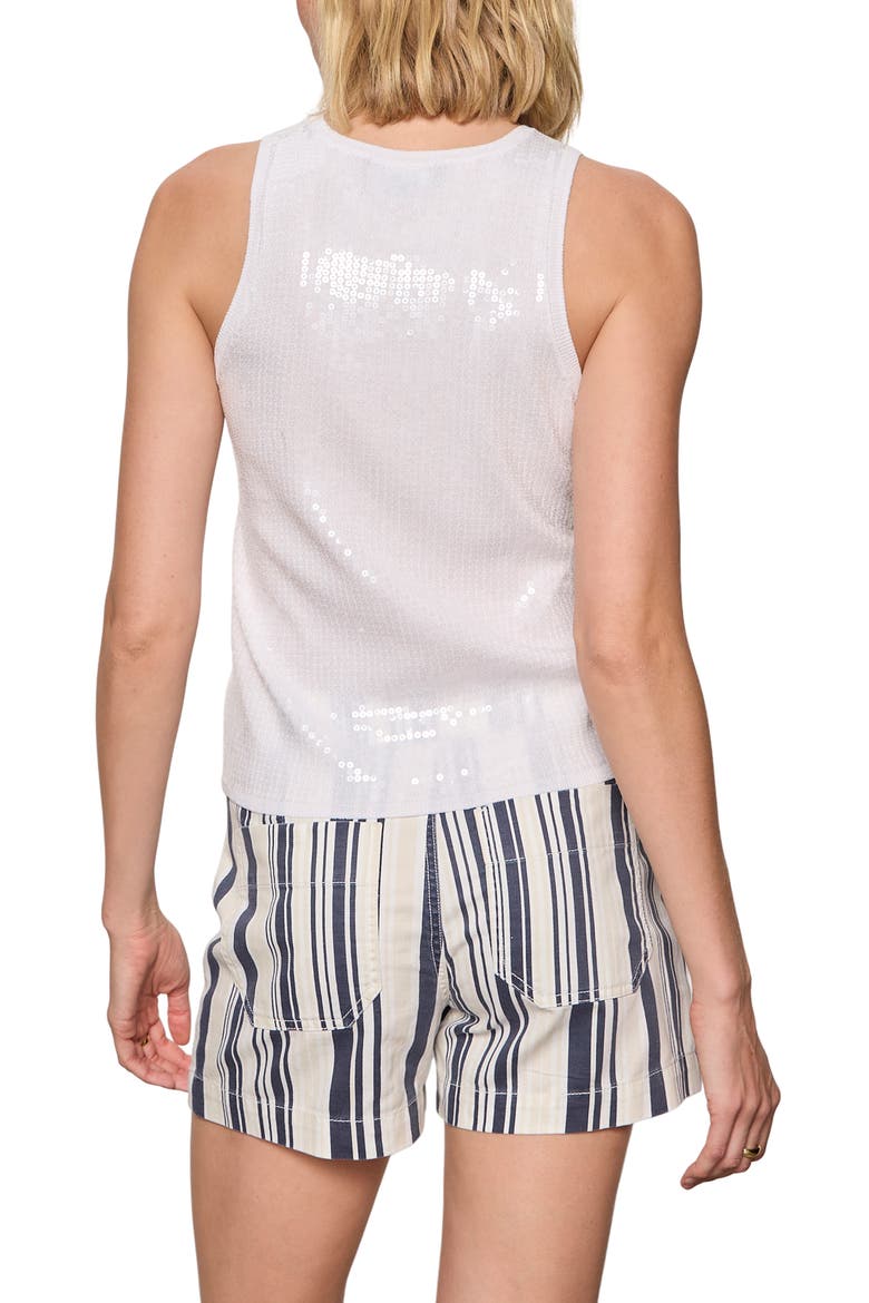 Summer Shine Sequin Tank, Alternate, color, WHITE
