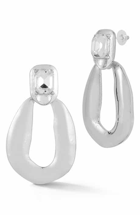 SPHERA MILANO Cubic Zirconia Drop Earrings