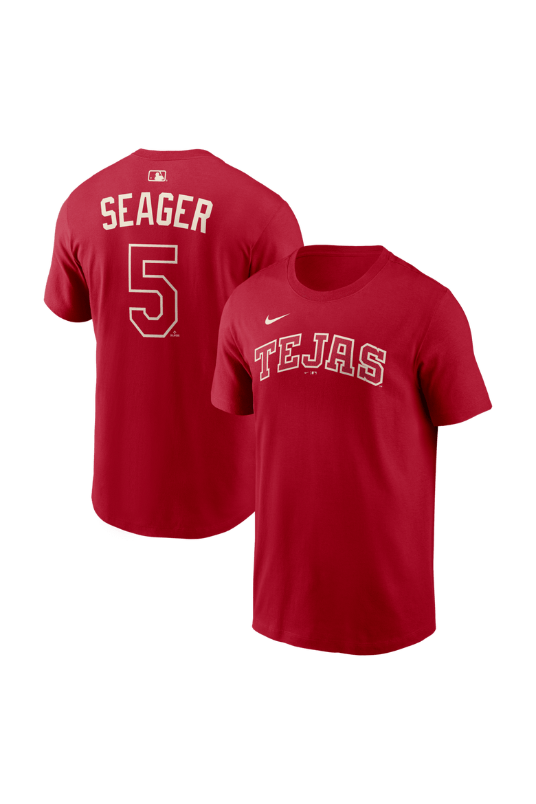 Men's Nike Corey Seager Red Texas Rangers 2026 City Connect Name & Number T-Shirt, Main, color, Red