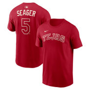 Nike Men's Nike Corey Seager Red Texas Rangers 2026 City Connect Name & Number T-Shirt
