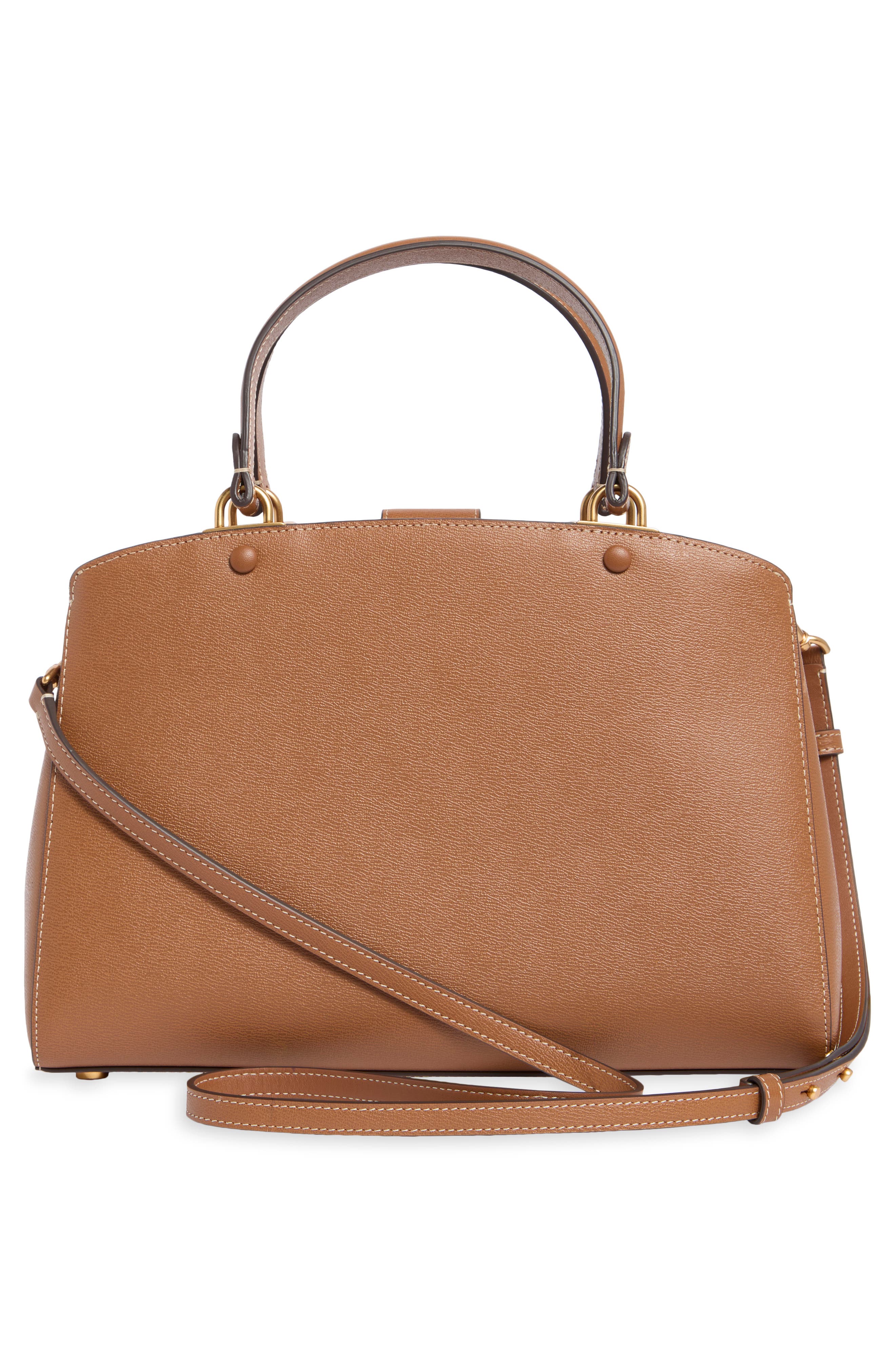 Katy Leather Satchel, Alternate, color, ALLSPICE CAKE