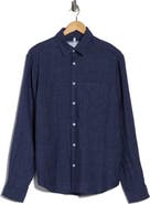DENIM AND FLOWER Linen Button-Up Shirt