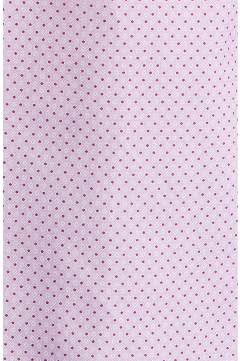 Microdot Button-Up Shirt, Alternate, color, LAVENDER