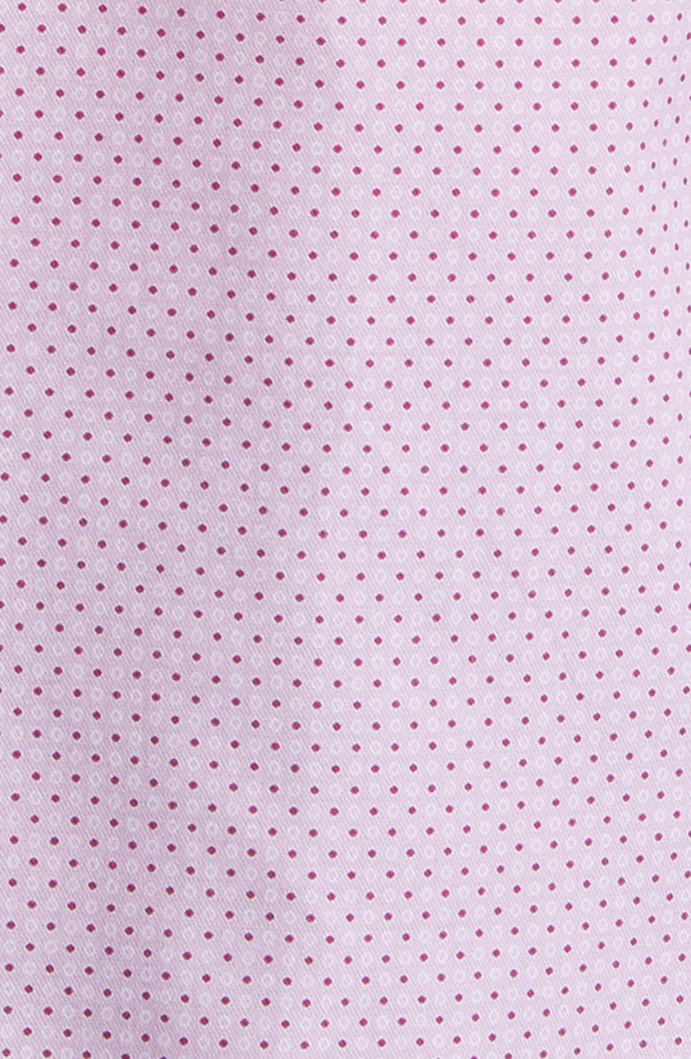 Stone Rose Microdot Button-Up Shirt, Alternate, color, 