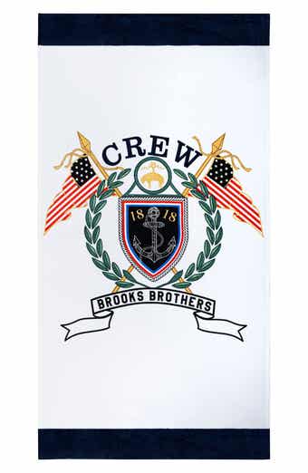 Logo Crest Cotton Beach Towel