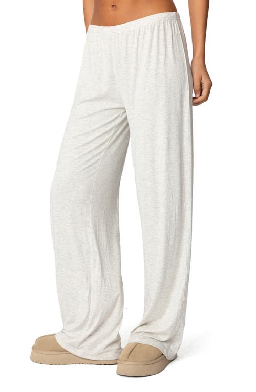 Edikted Justina Lounge Pants In Gray-melange