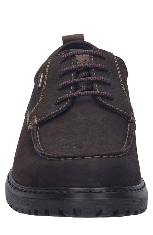 Josef Seibel Erroll 62 Waterproof Lugged Moc Toe Derby In Black