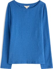 Seasalt Cornwall Easel Long Sleeve Stretch Organic Cotton Top