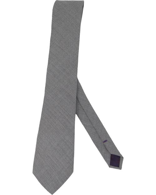 Lords Of Harlech Taddeo Merino Tie In Gray