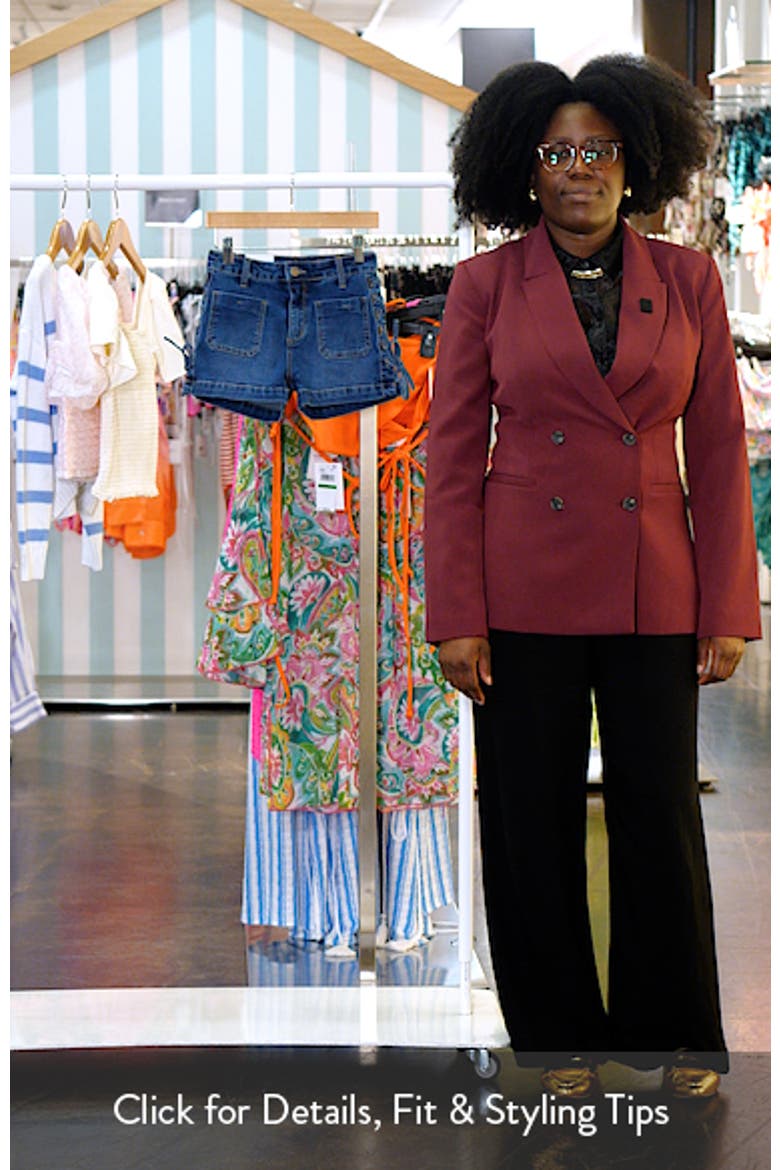 Kids' Emmy Lace-Up Denim Shorts video