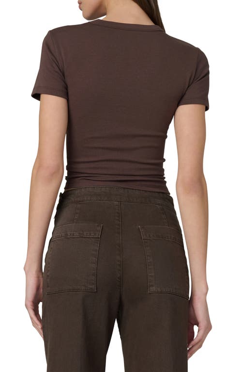 Joe's The Baby Tee In Brown