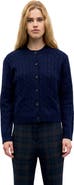 GERARD DAREL Raiza Cable Knit Cardigan
