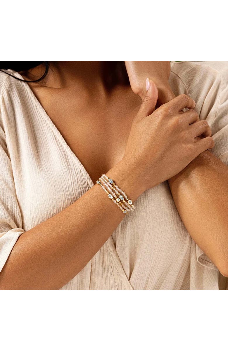 Karma and Luck Joyous Temperament - Citrine Hamsa Evil Eye Charm Bracelet, Alternate, color, Bright Yellow