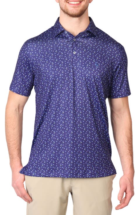 Pin Flags Performance Golf Polo