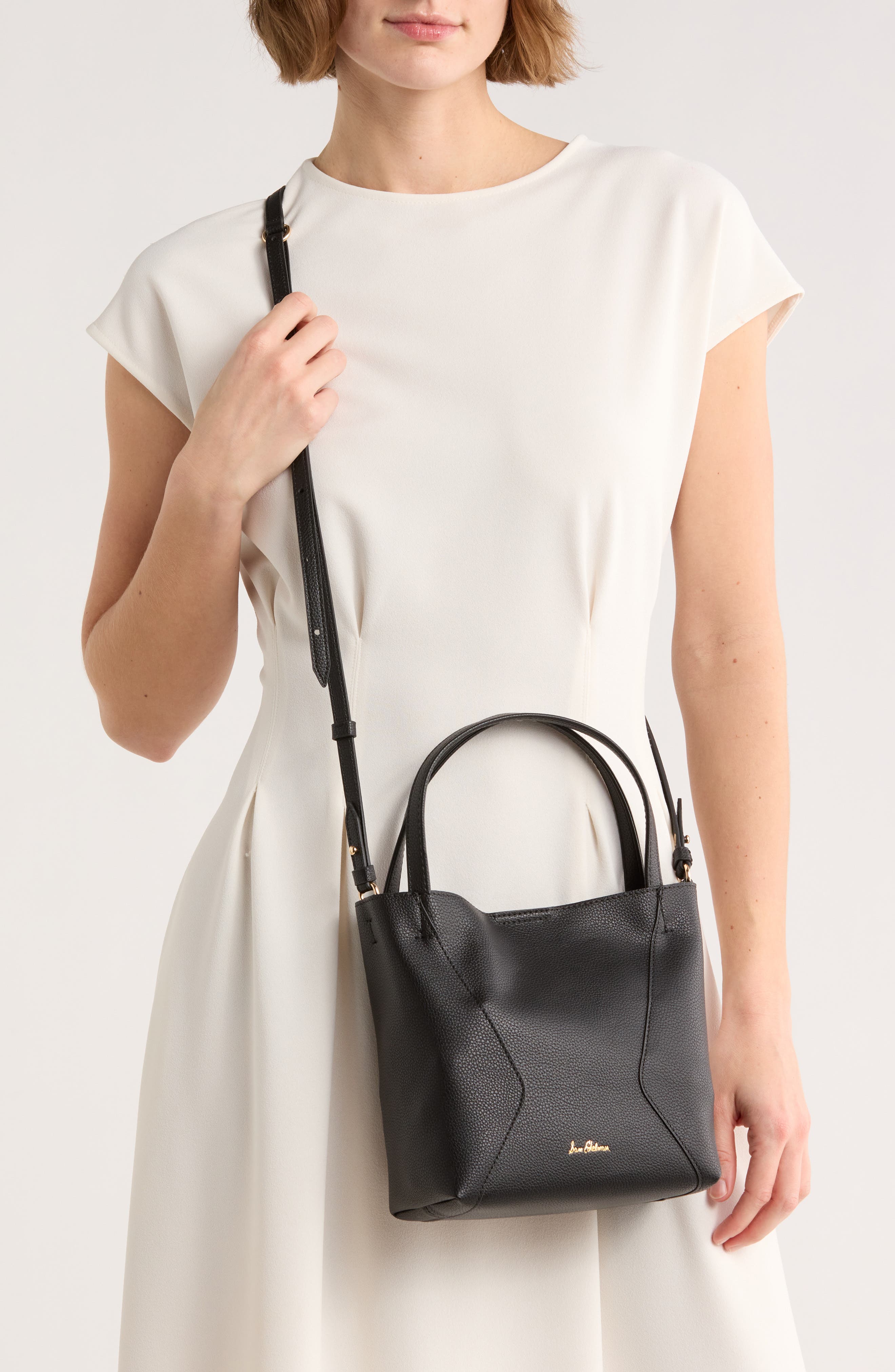 Sam Edelman Cressa Bracelet Bag, Alternate, color, Black