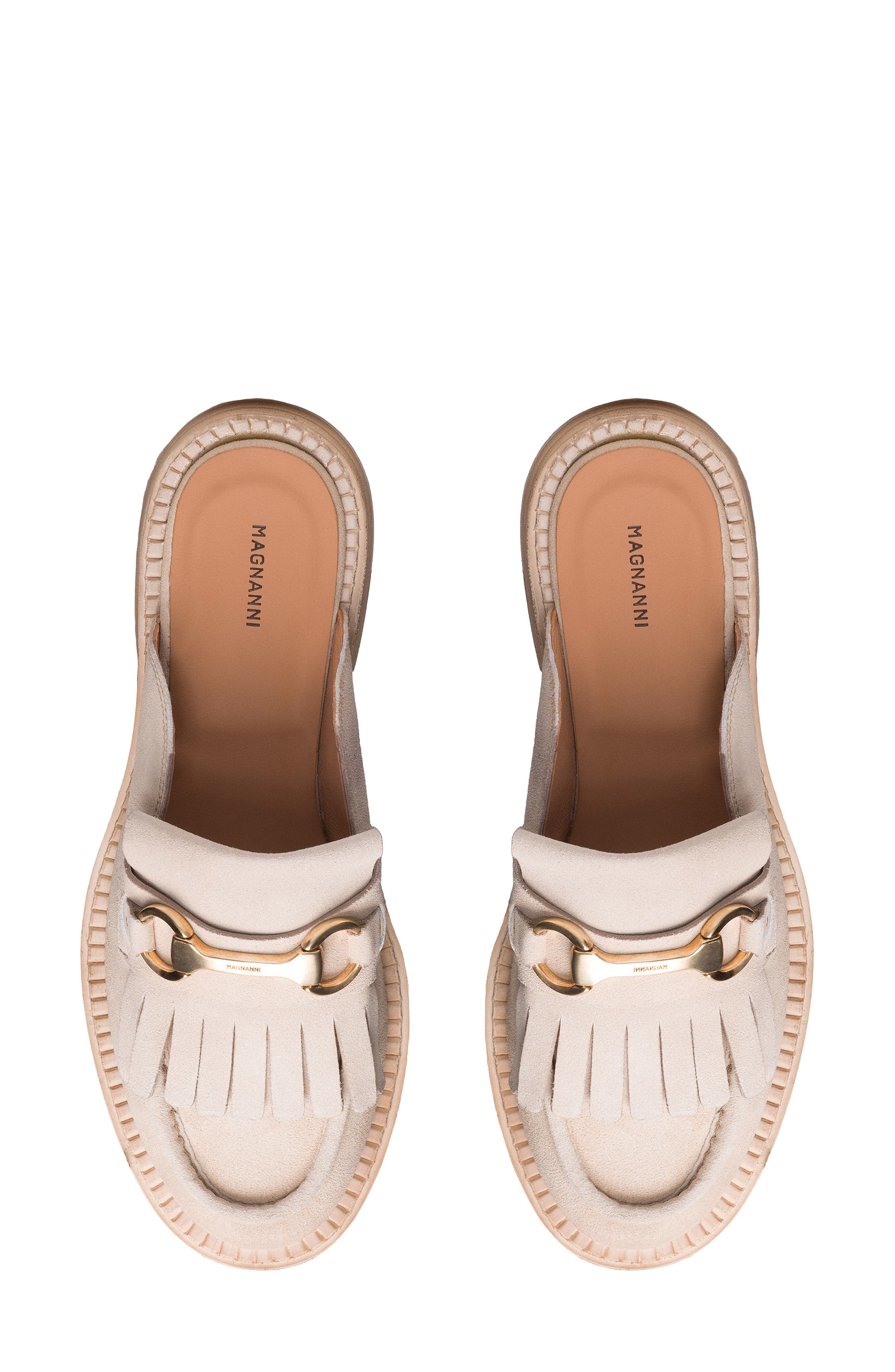 Oaklynn Leather Mule, Alternate, color, CHAMPAGNE
