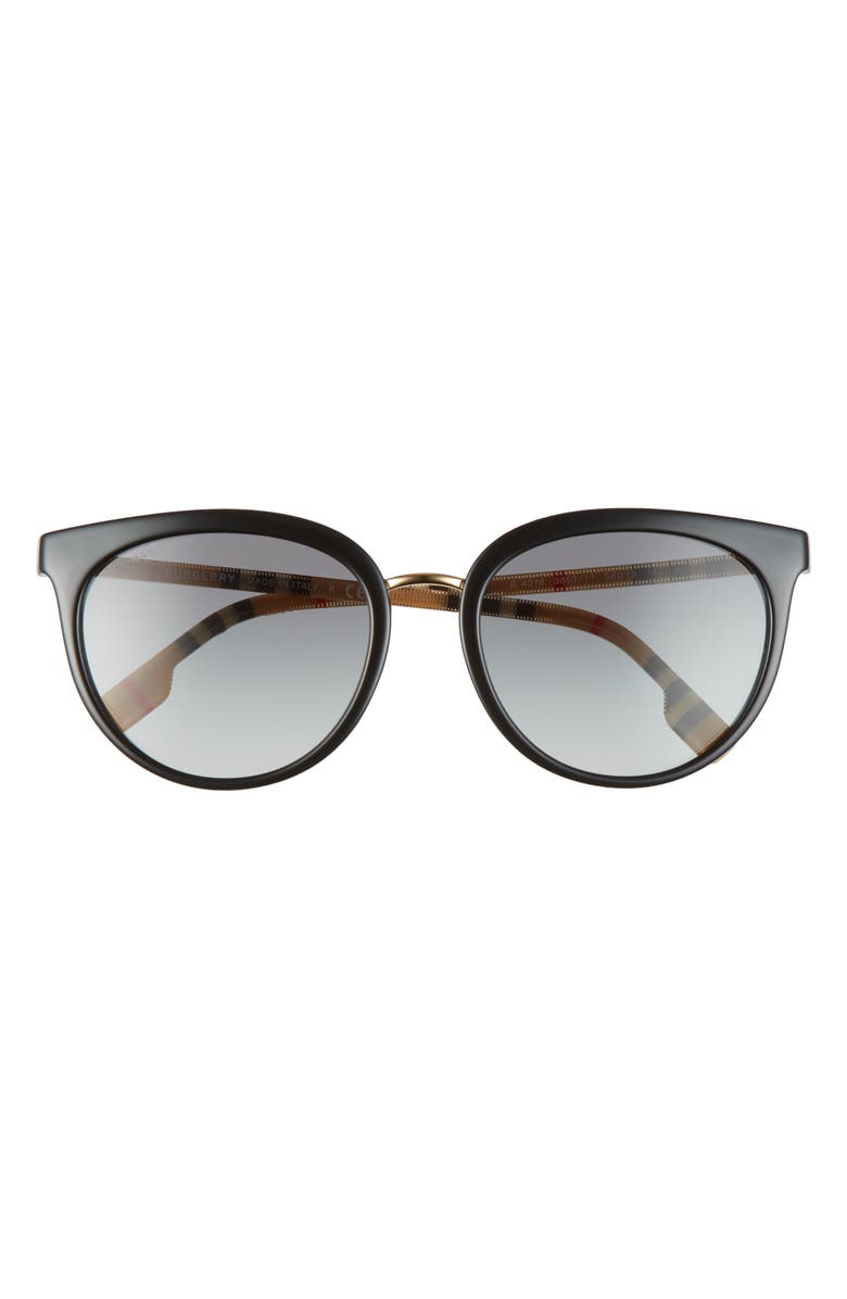 Burberry 55mm Gradient Cat Eye Sunglasses, Main, color,