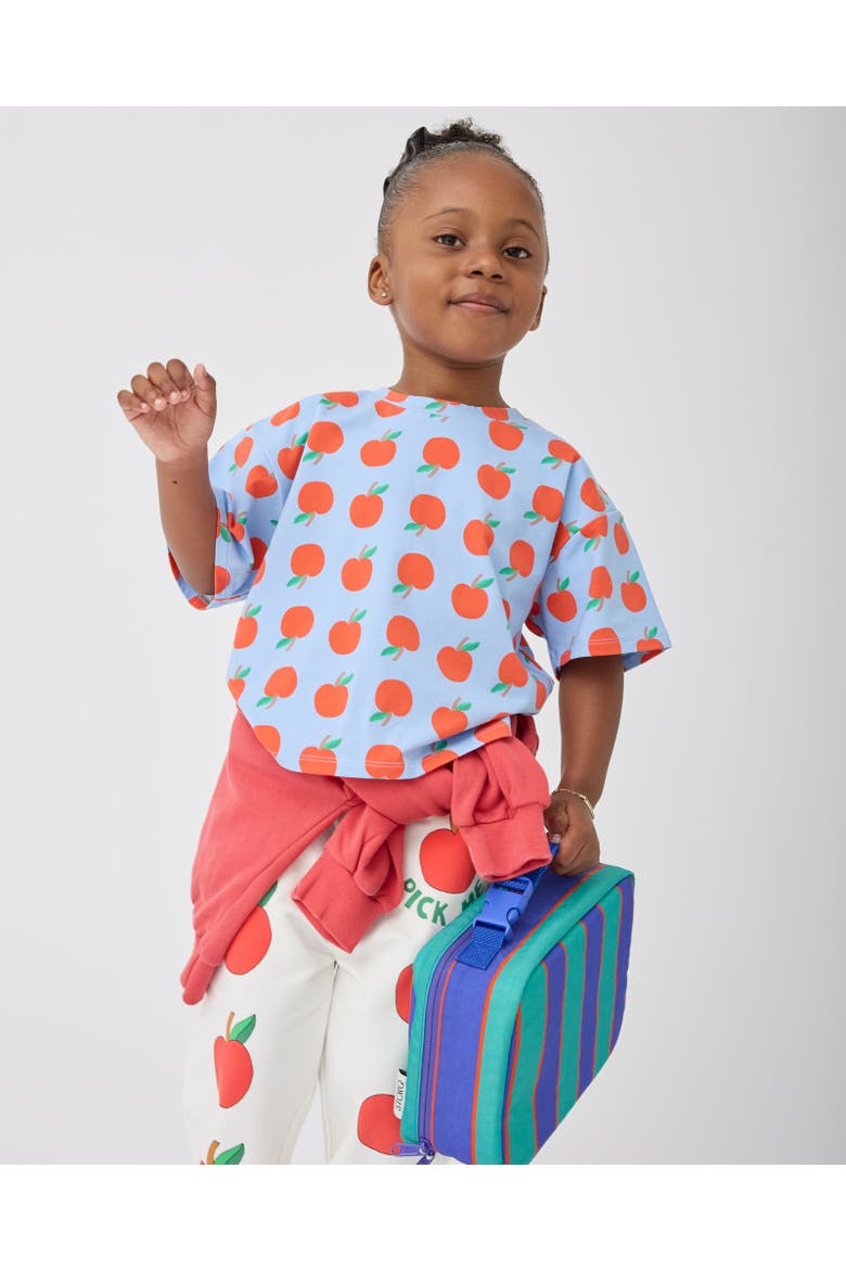 Short Sleeve T-Shirt, Alternate, color, Bllue Apple
