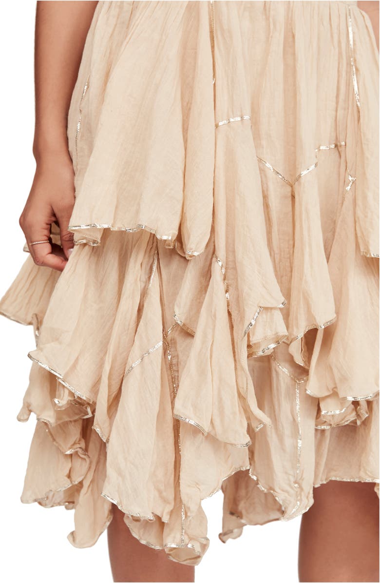 Free People Handkerchief Ruffle Skirt, Alternate, color,