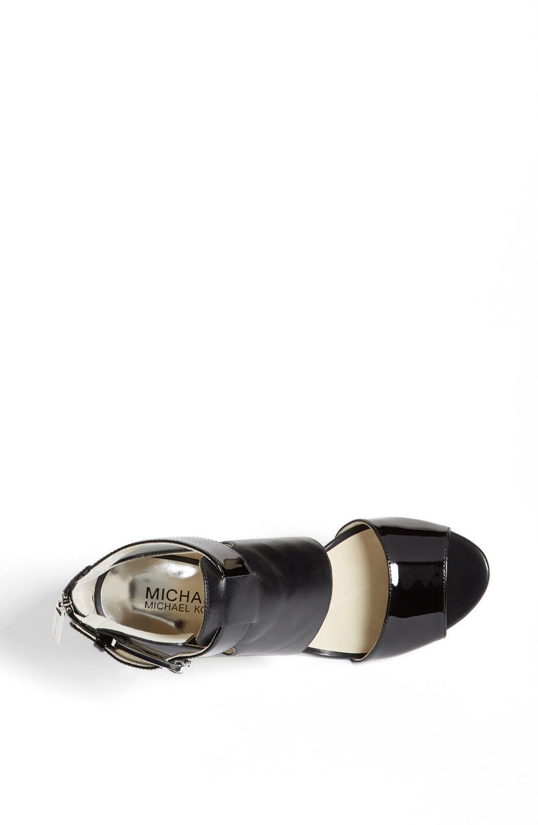 'Landon' Sandal, Alternate, color, BLACK