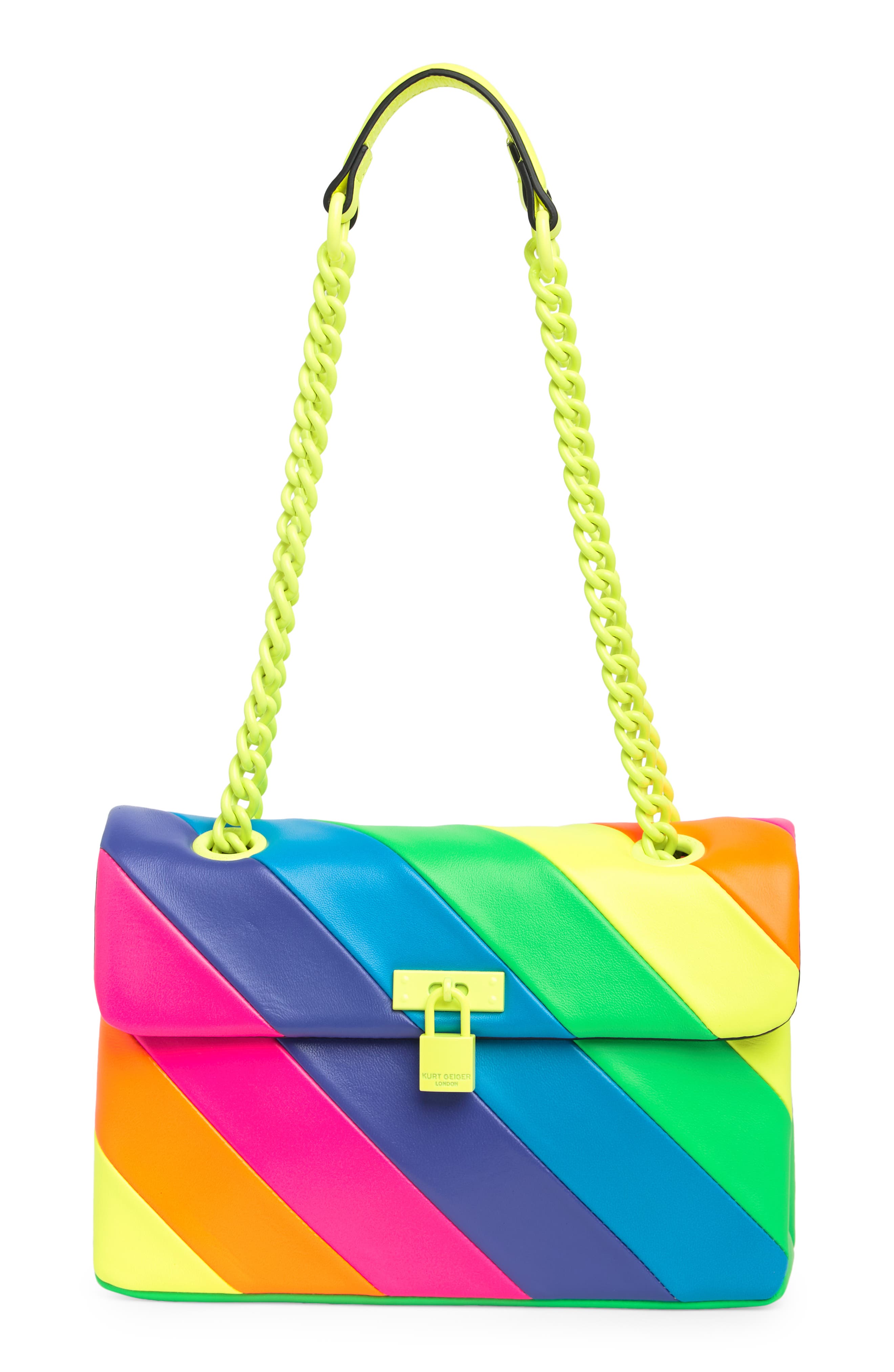 Kurt Geiger London Brixton Lock Leather Convertible Bag