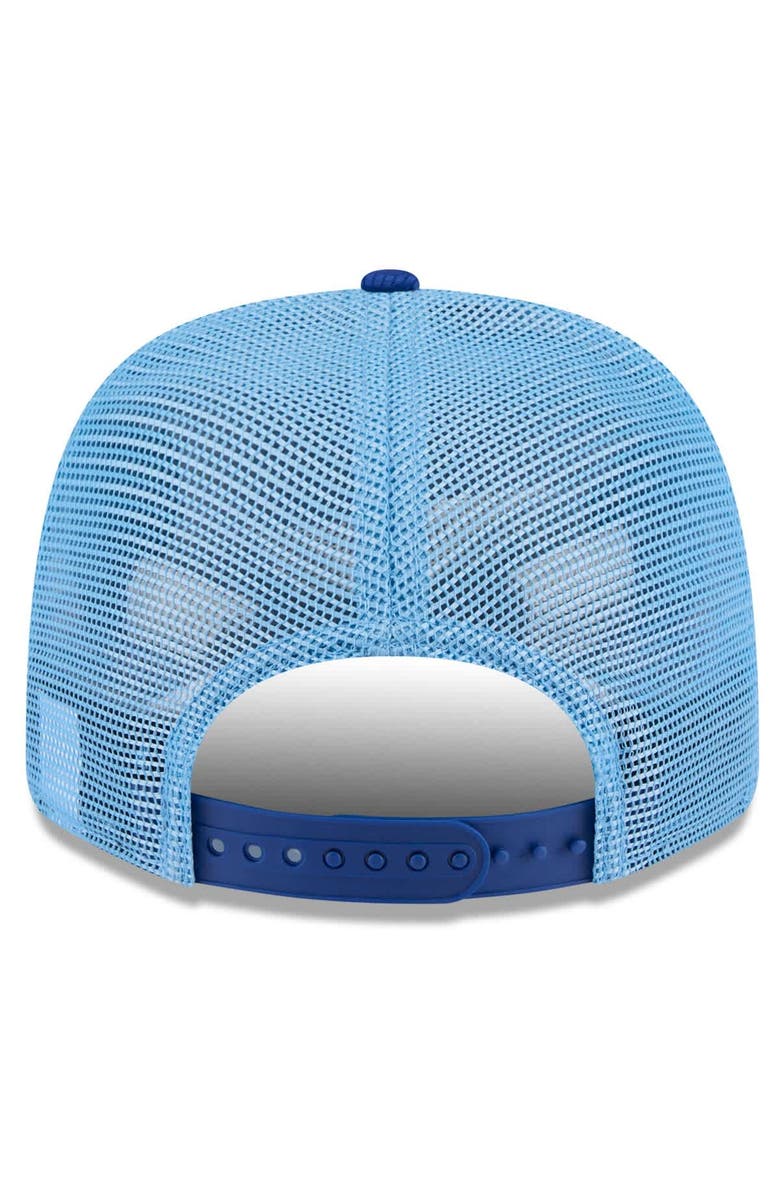 New Era Men's New Era  Light Blue/Royal Kansas City Royals 2025 Spring Training 9SEVENTY Stretch-Snap Trucker Hat, Alternate, color, 